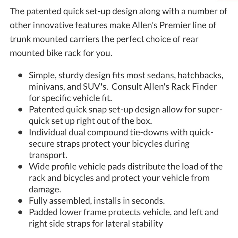 Allen Bike Rack - Picture 2 of 10